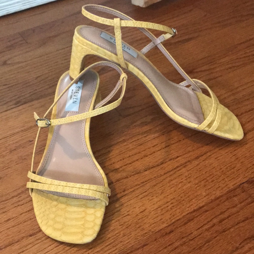 Embossed sandals